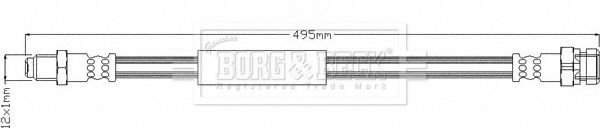 BORG & BECK Jarruletku BBH8345